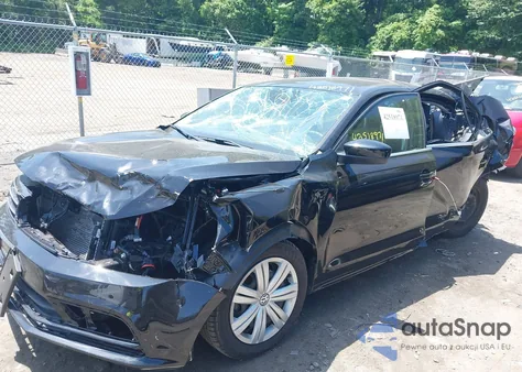 2017 Volkswagen Jetta 1.4T S из США, поврежденный, VIN 3VW2B7AJ5HM292155